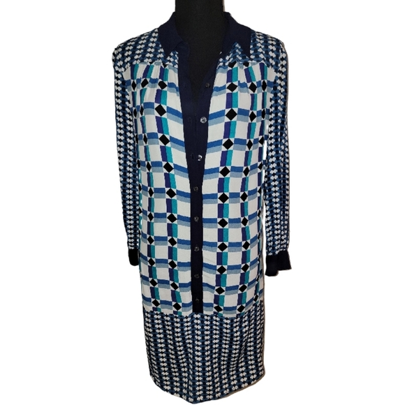 ANTHROPOLOGIE MAEVE PRINTED SHIRT DRESS SZ 4 - Picture 4 of 10